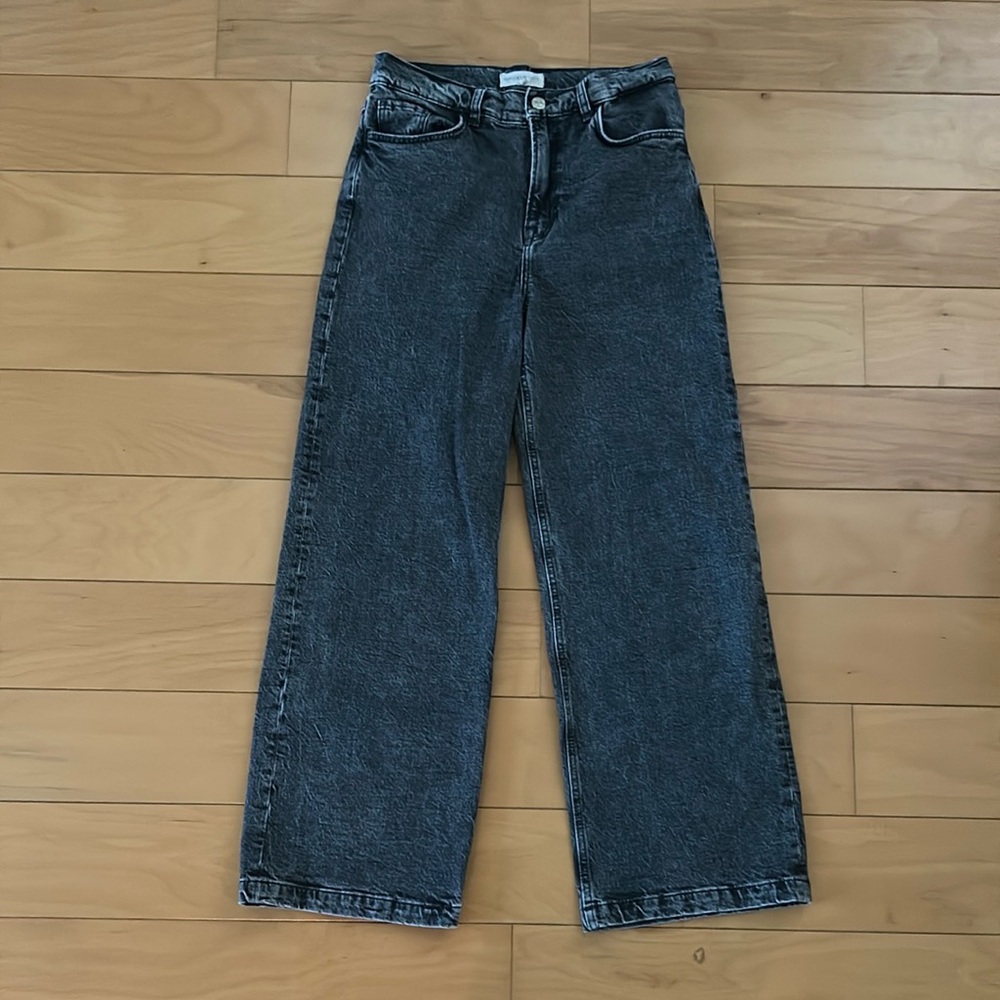 Current/Elliott Navigator Wide Leg Jeans 28